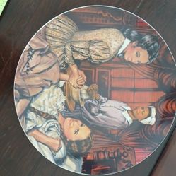 Edwin M. Knowles "Melanie Gives Birth" collector plate.