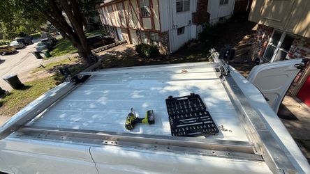 Work van ladder rack
