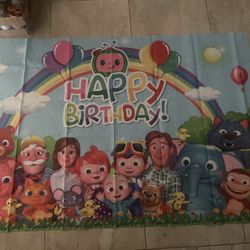 Happiness Birthday Backdrop 