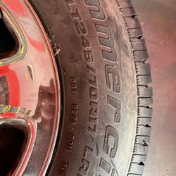 2012 Dodge Ram Rims And Tires LT245/70R17