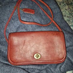 Coach Red Purse 
