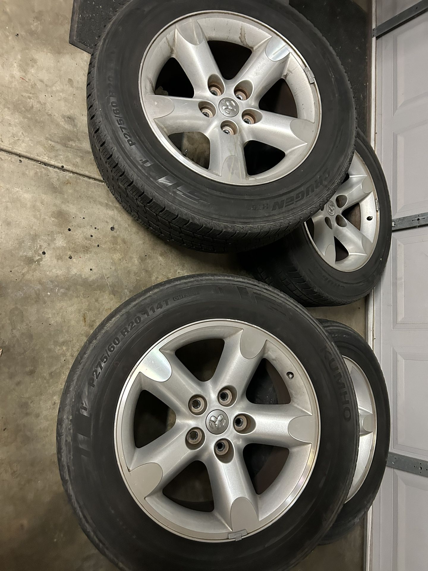 Ram 2007 Stock Rims Asking 300 Or OBO
