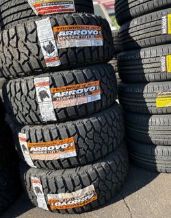 🚨🚘Vendo set de llantas 265 60 18 arroyo R/T tires