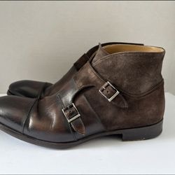 Magnanni 2 buckle boots new over $600 size 8  man
