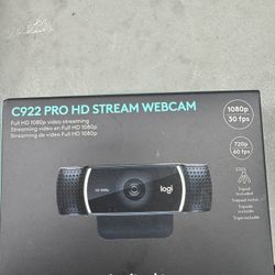 Logitech C922 Webcam New