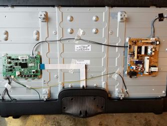 Samsung Power Supply Board, Main Board, Power Button, Wifi internal Board, Speakers, including all Wires & Extras..