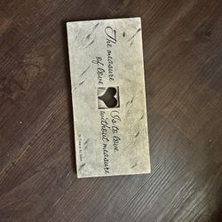 Decorative Plaque with Quote