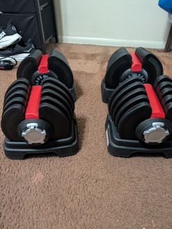 Yaheetech Adjustable Dumbells up to 90 lbs