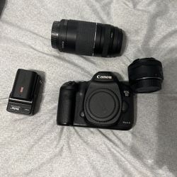 Canon Mark 3 + 2 Lenses + Extended Battery