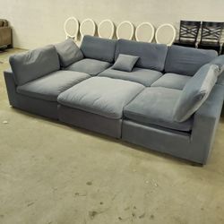 6 Piece Modular Sectional Sofa