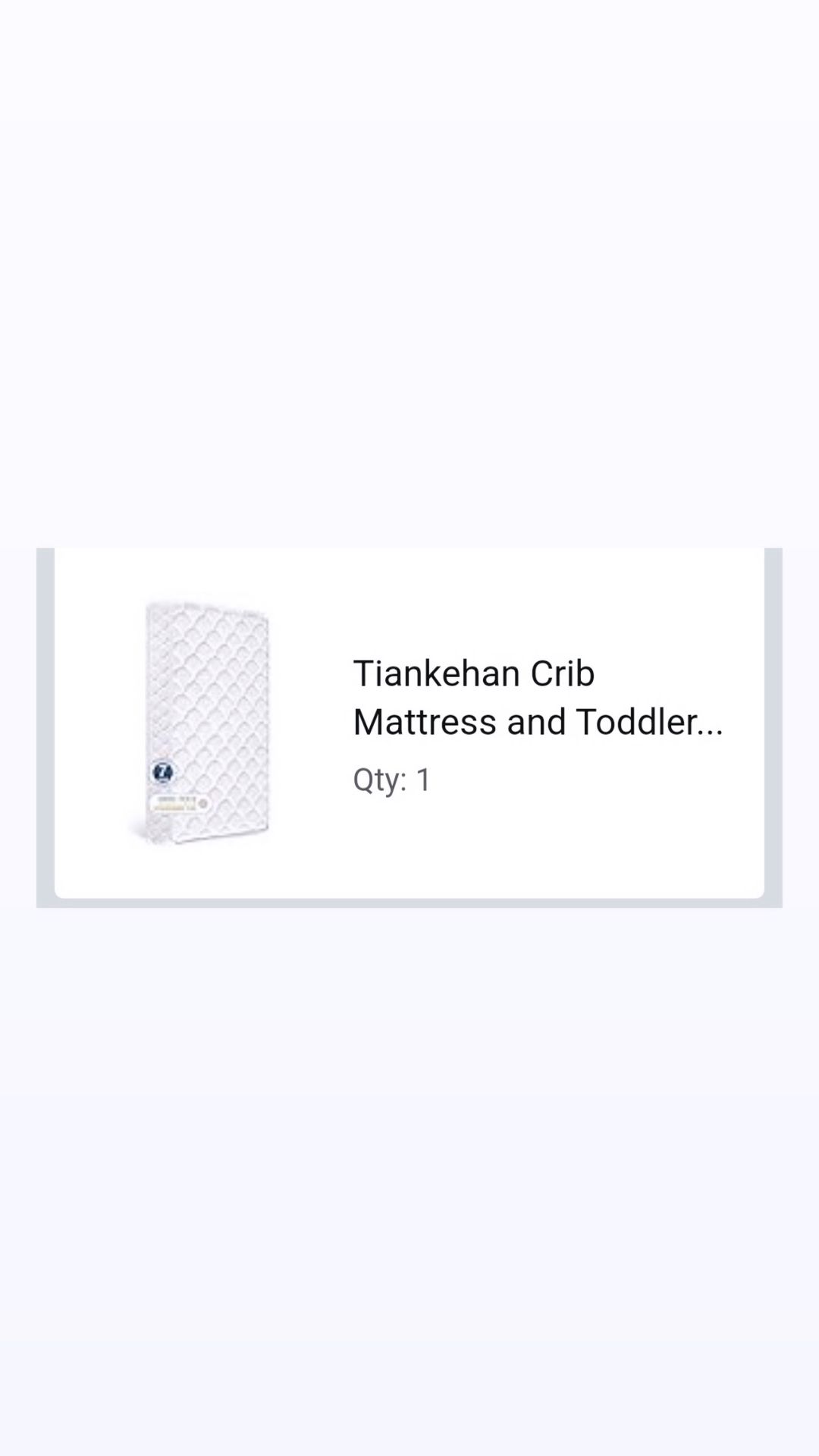 Crib/ Toddler Mattress