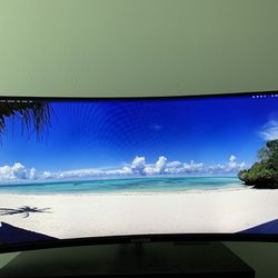 34” Curved Gaming Monitor 144Hz  *Like New*