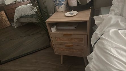 Wooden nightstands