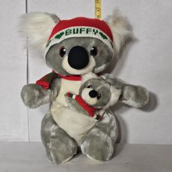 ***1987 Applause Exclusive Buffy Koala Plush Stuffed Animal Korea 16" Tall***