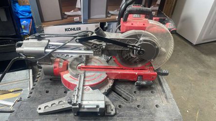 BAUER 10” Dual‑Bevel Sliding Compound Miter Saw – Like New – Precision Cuts – Sliding/Bevel – Powerful & Accurate