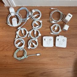 Apple iPhone Chargers & Headphones (new)