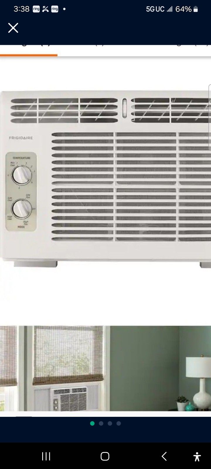 Get Them While It's HOT! Window AC Air Conditioner 5000 BTU