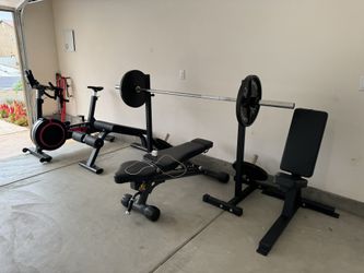 Bench , Bike , Abs Bench And Shoulder Bench. 