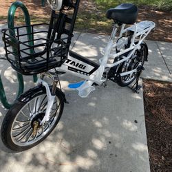 Electric Bike 2 Batteries And Cargo 
