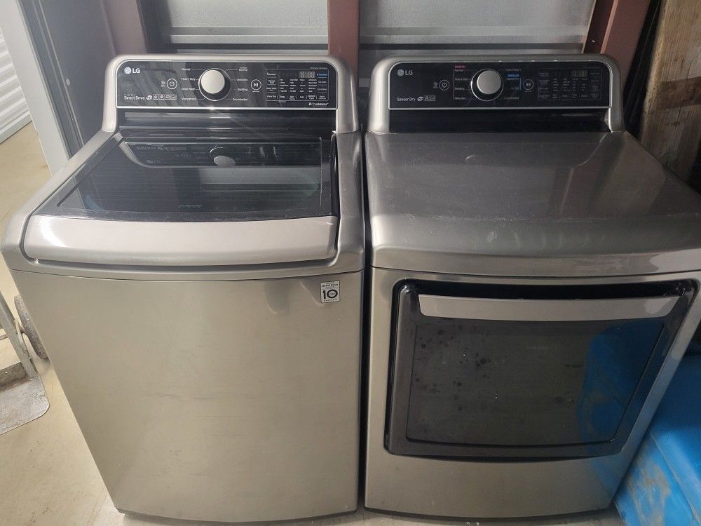 LG Washing Machine And Electric Dryer