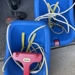 2 Little tykes Swings 