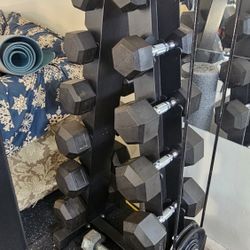 5-30 Lbs Dumbbell Set (210lbs Total)