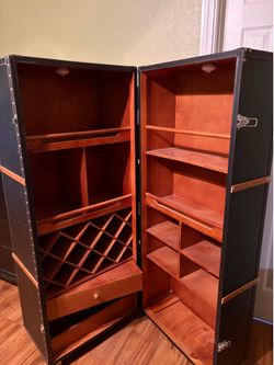 Rolling Bar/Bookcase