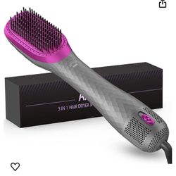3 in 1 Hair Dryer Brush & Straightener Brush