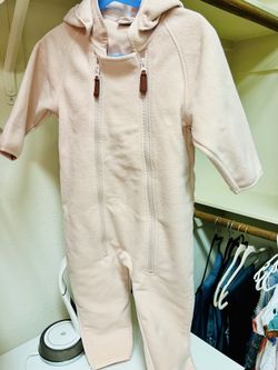 Kuling Snowsuit + Fleece Jumpsuit Bundle – Yellow, Size 86