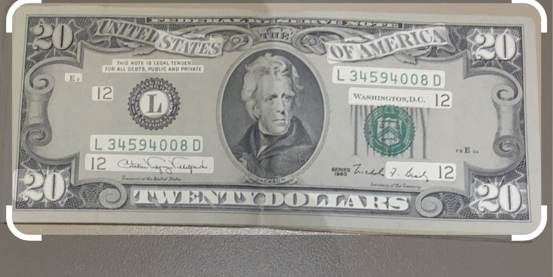Vintage 20$ 1993 Bill