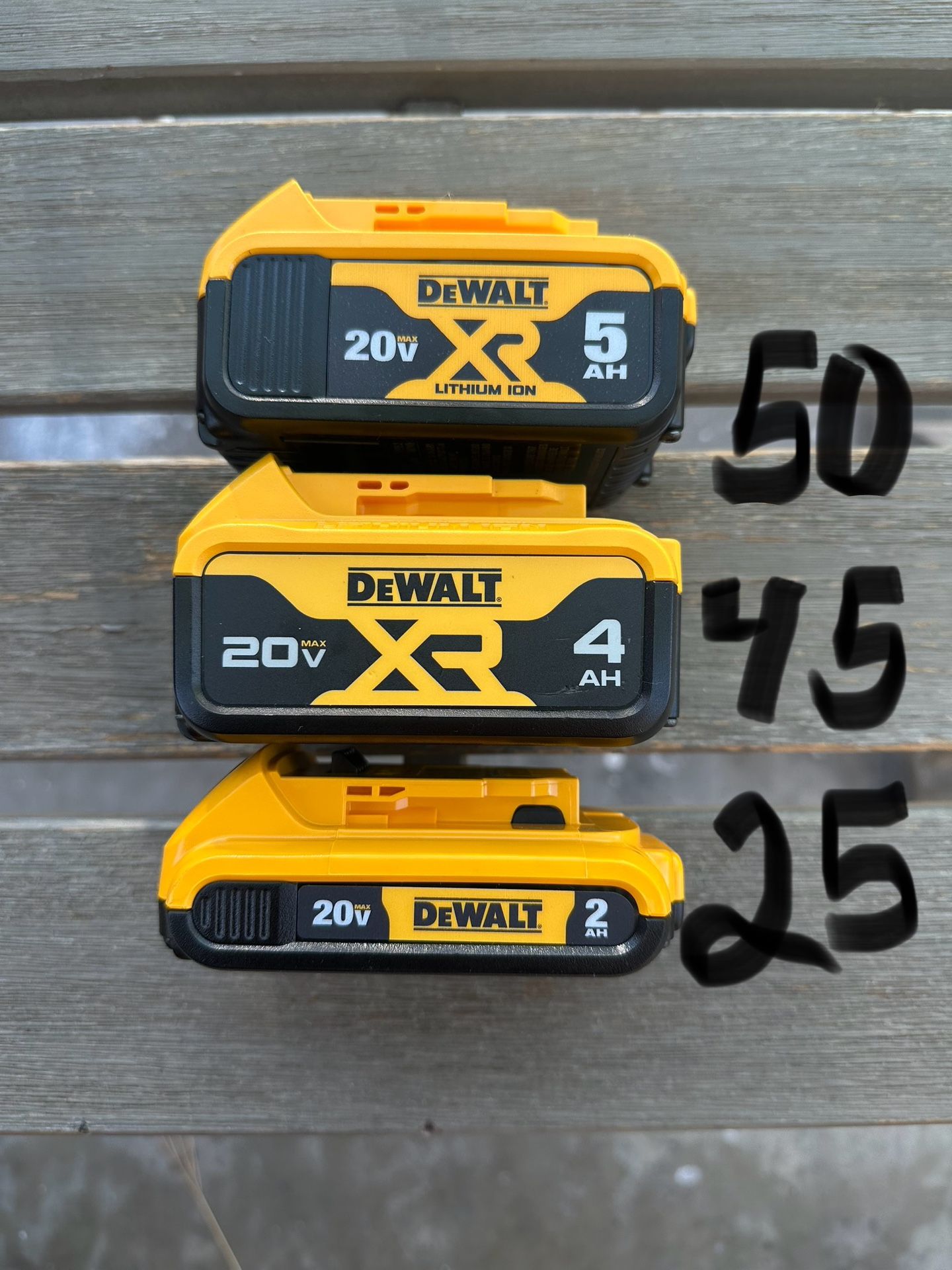 New 20v Dewalt Batteries $25 N Up