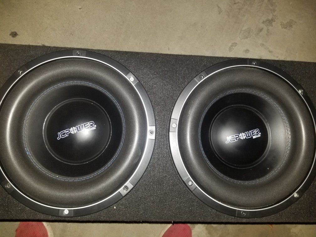 Two 12 inch subwoofers (NEW)