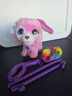 Furreal Glamalots Interactive Pet Puppy Dog w/Accessories New Style Groom Walk