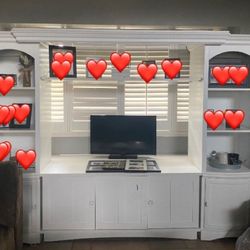 White Entertainment Center 