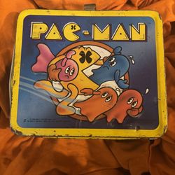 Vintage 1980 PAC MAN Lunch Box