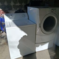 KENMORE HEAVY DUTY WASHER & WHIRLPOOL GAS DRYER SET 💦 ⛽️ 
