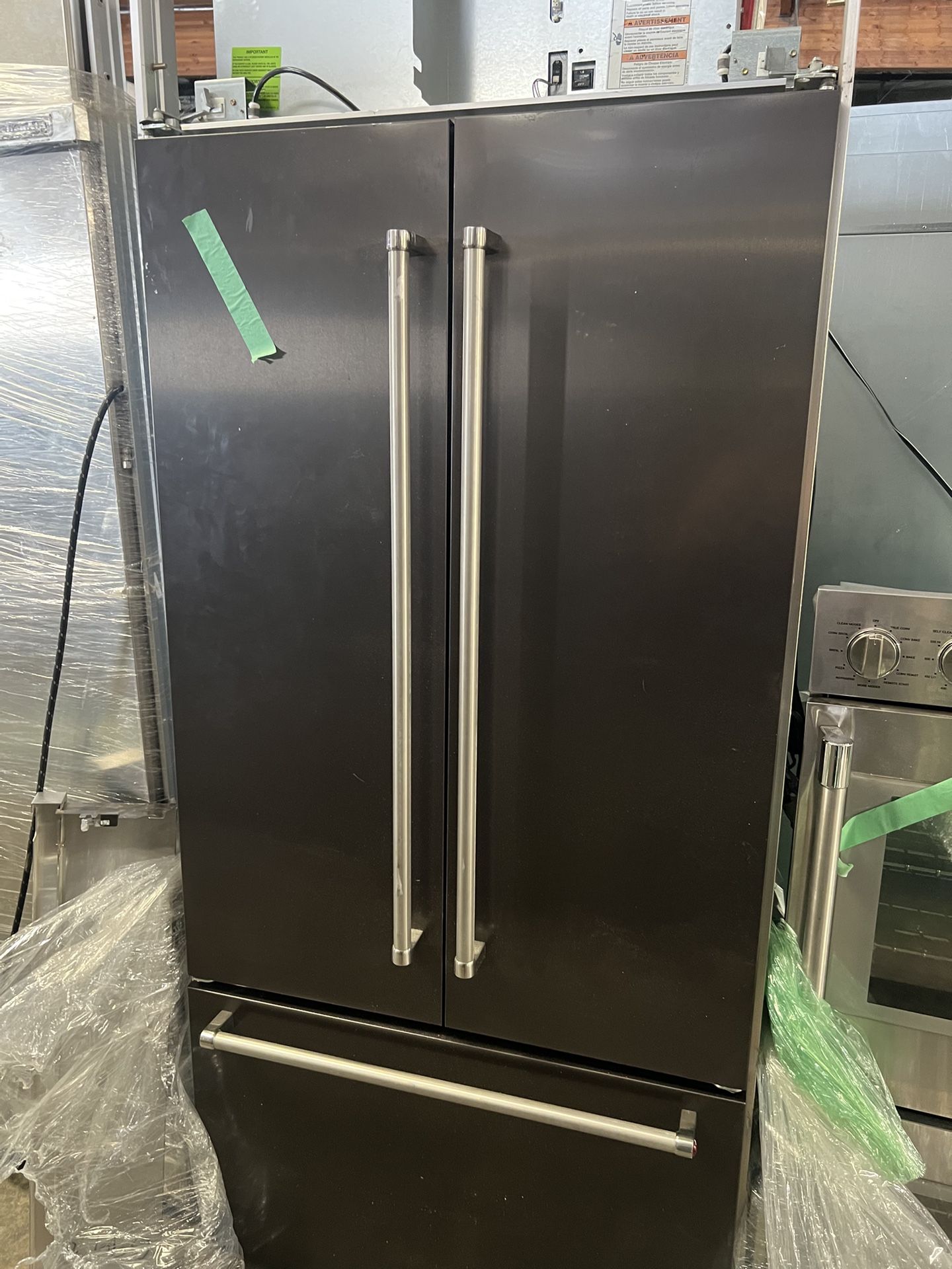 2019 36” Black Stainless Kitchenaid Built In Refrigerator