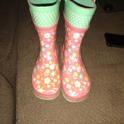 Girls Rain Boots Size 3y