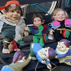 Elf’s. Gnomes   Set   6 Pieces