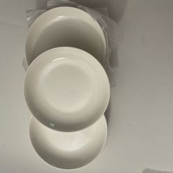 9 pieces of NEW plates (8”wide, 1” deep)