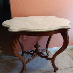 Antique Marble Top Table 