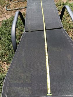 Metal folding lawn chair lounge chair