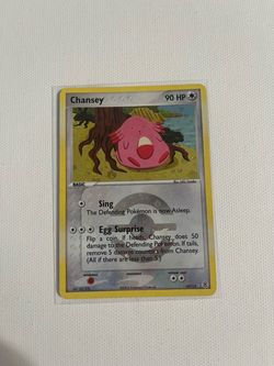 Pokemon Chansey Reverse Holo 19/112 NM