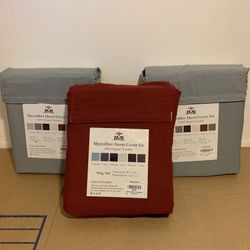 MICROFIBER DUVET COVER SET