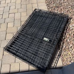 Top Paw 42” Double Door Folding Crate