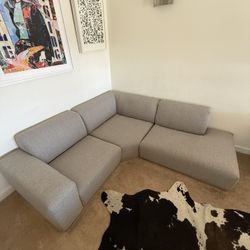 Castlery right-facing sectional sofa 