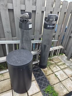 Whole house water softening systems