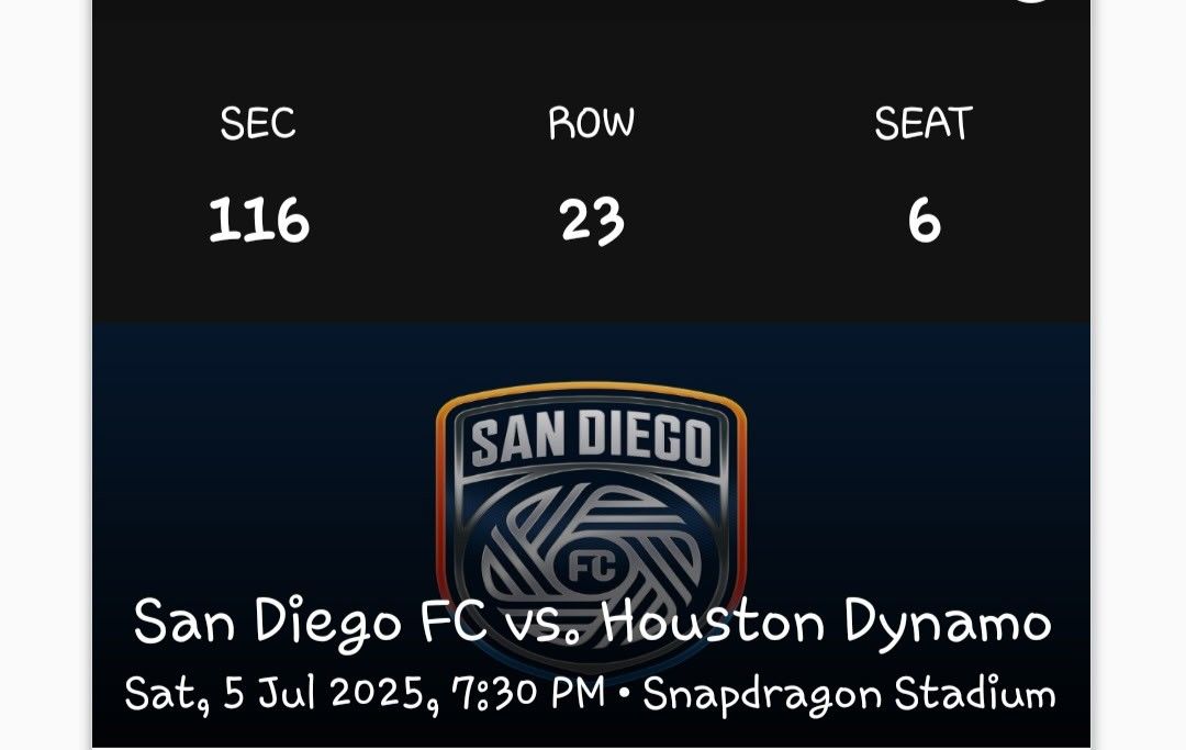 SDFC TICKETS
