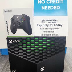 MICROSOFT XBOX SERIES X 1TB GAMING CONSOLE NEW IN BOX $1 DOWN TODAY REST IN PAYMENTS.NO CREDIT CHECK 
