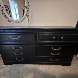 Black Wooden Dresser